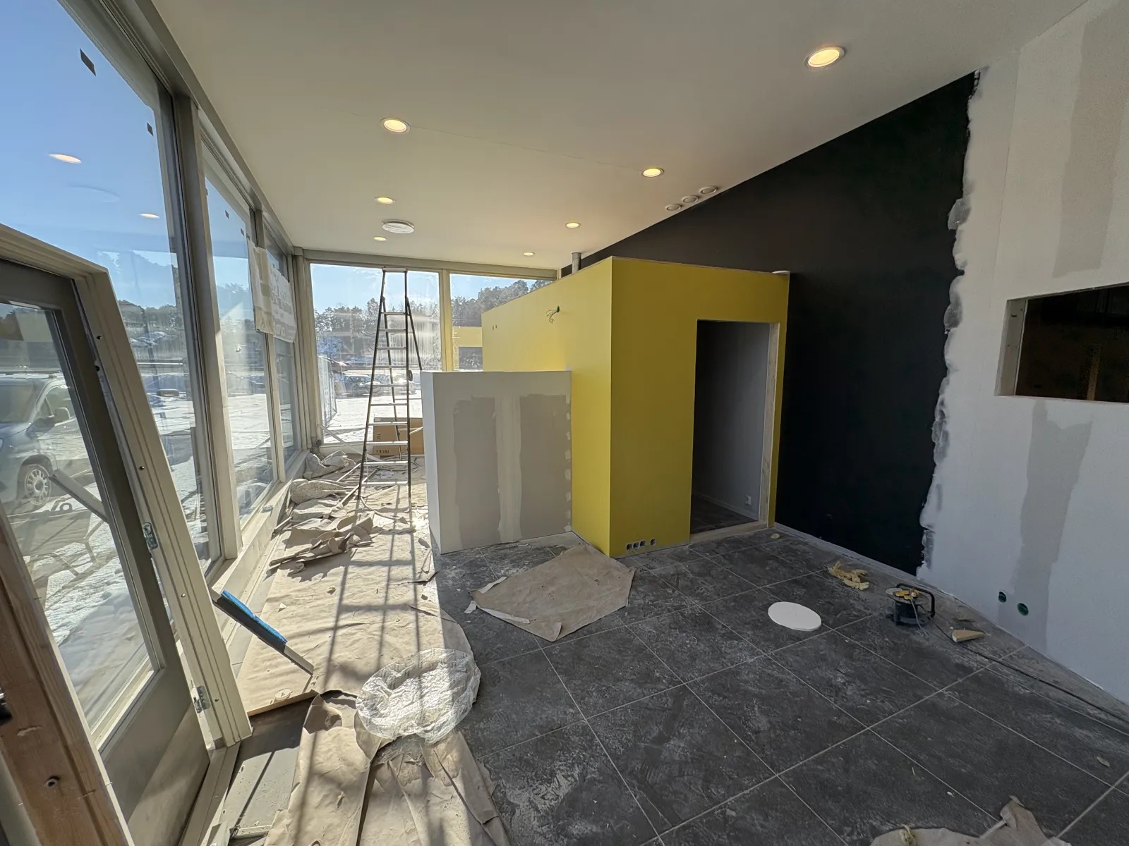 Mekonomen kundemottak under oppføring